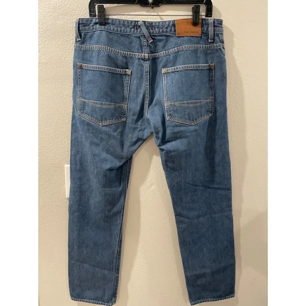 TED BAKER JEANS MEN'S CAMBLY REGULAR CASUAL Comfortable  FIT SIZE 34 JEANS PANTS